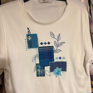 Patchwork TanJay short sleeve shirt